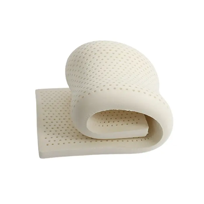 Almohada doble de látex de gran tamaño.