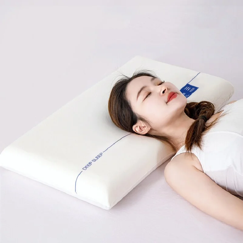 Almohada de espuma de memoria de pan de bajo grosor